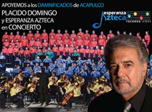 Plácido Domingo y Esperanza Azteca en concierto por Acapulco